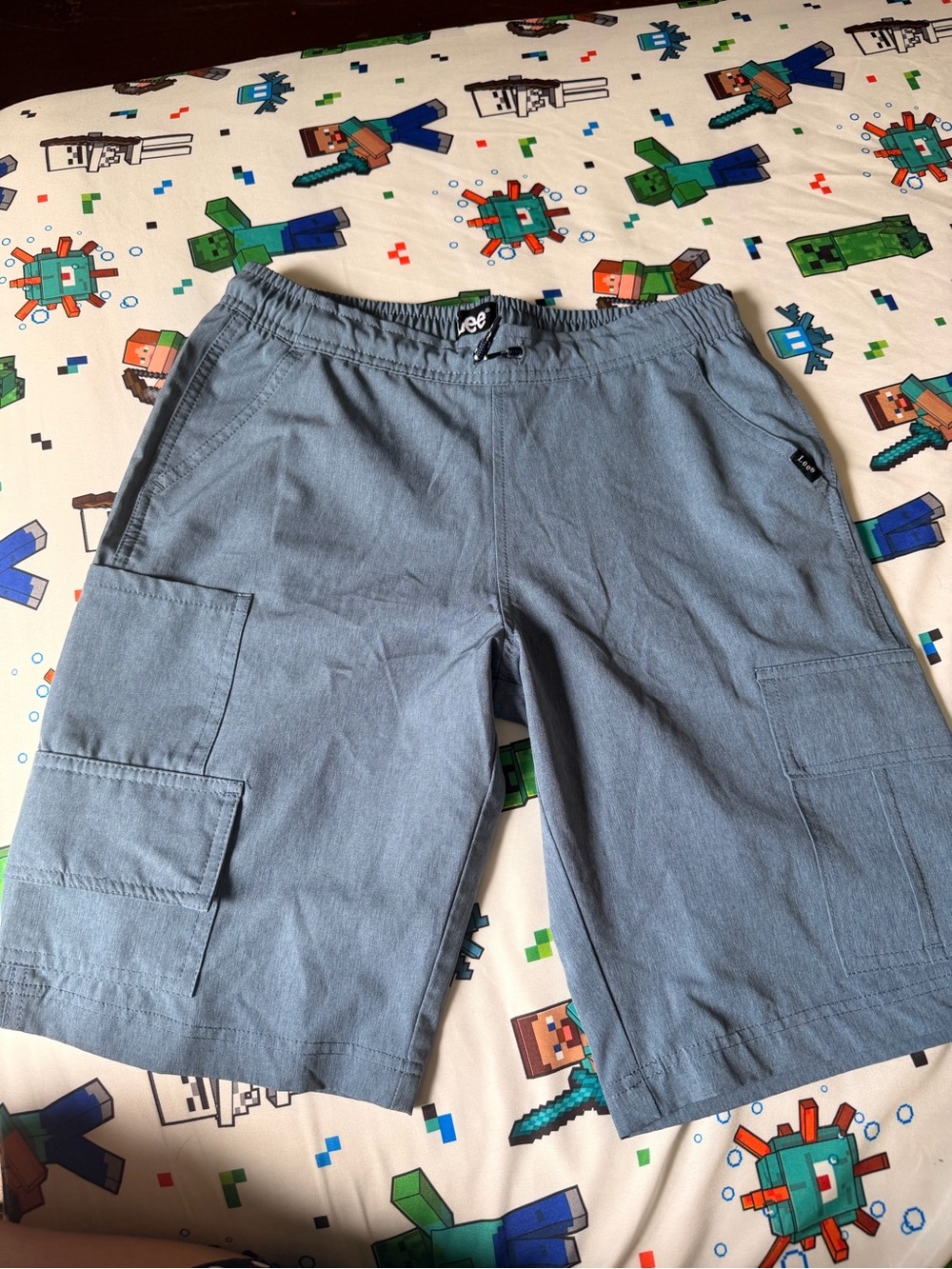 Lee Men’s Steel Blue Cargo Shorts